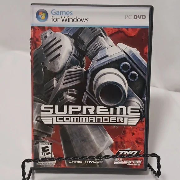 3/$12 Supreme Commander PC Game with Poster and Holographic Collectors Card