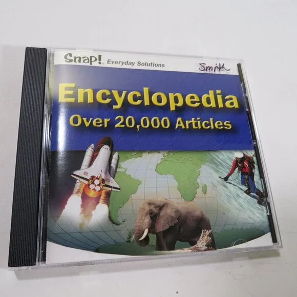 Snap! Encyclopedia Computer Game OUT OF DATE SOFTWARE