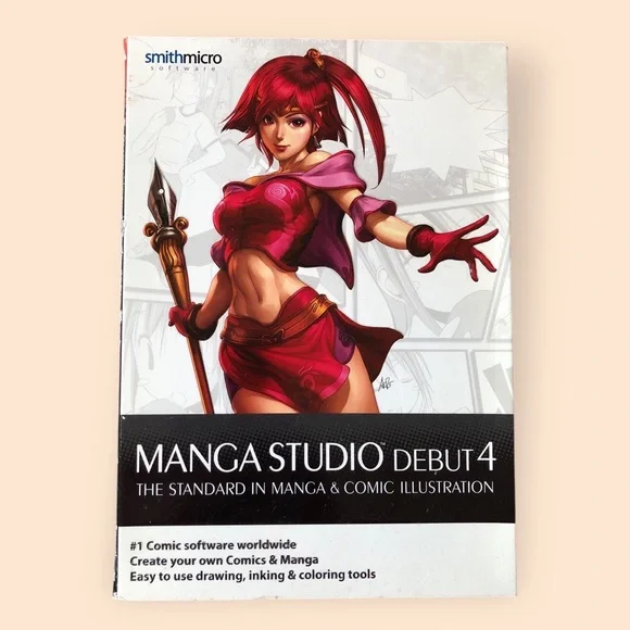 Manga Studio Debut 4 Smithmicro Software Manga & Comic Illustration NEW Sealed