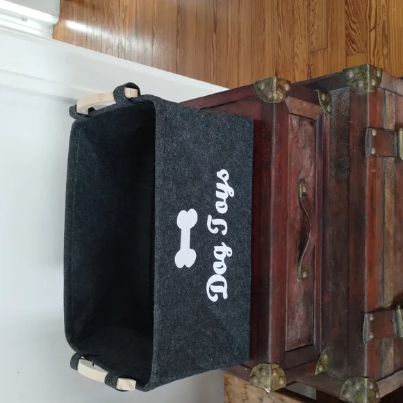 Black Dog Storage Bin