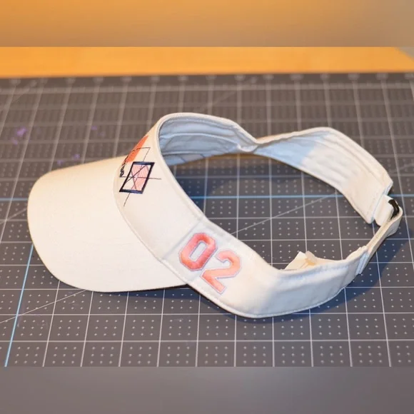 Limited Too Teen Girls Visor Vintage Y2K Preppy Adjustable 100% Cotton NWT