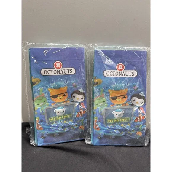 2 Sets of 12 Octonauts Party Favor Candy Gift Bags With Stickers