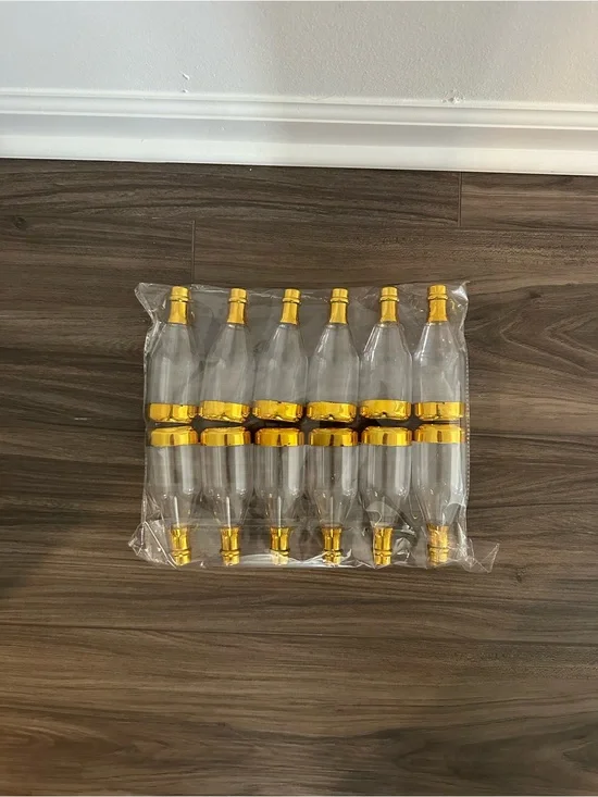 48 Mini Plastic Champagne Bottle Party Favors