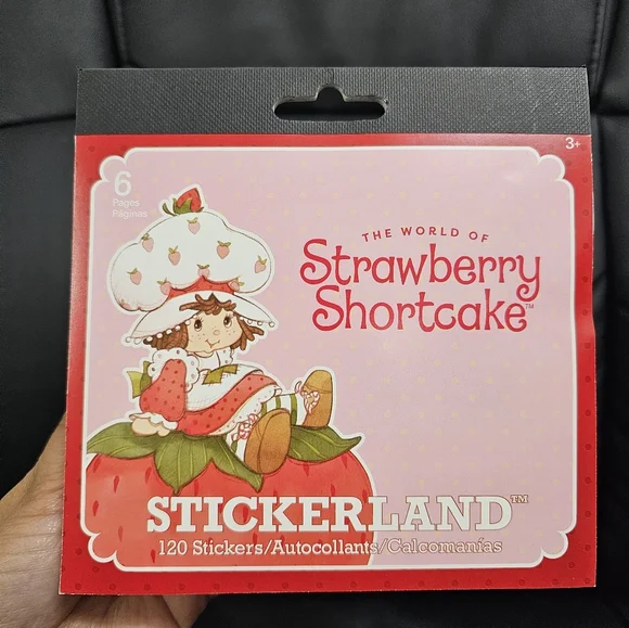 Strawberry Shortcake Sticker Set - Red and White