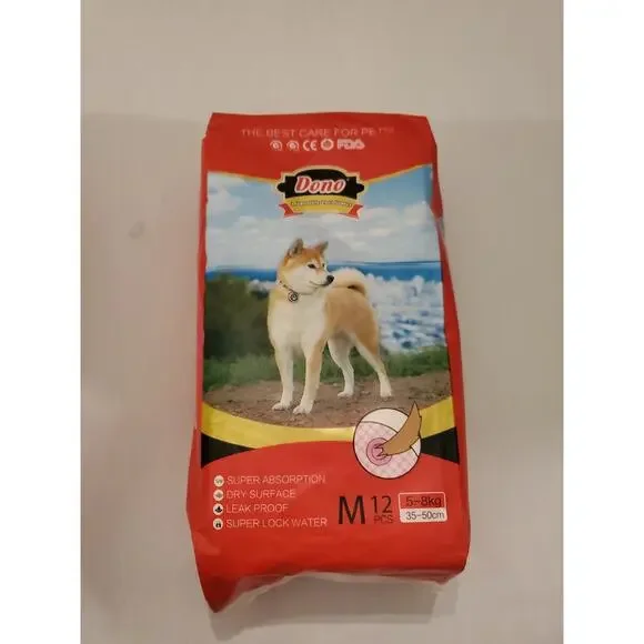 Dono Disposable Pet Diapers M (12pcs)