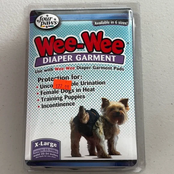 Four Paws XL Washable Wee-Wee Diaper Garment