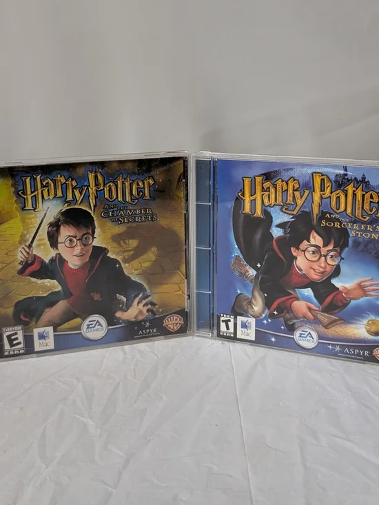Harry Potter The Sorcerers Stone, Chamber Of Secrets PC Game CD ROM EA Games