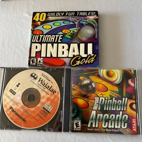 Vintage Ultimate Pinball Gold PC Game Lot