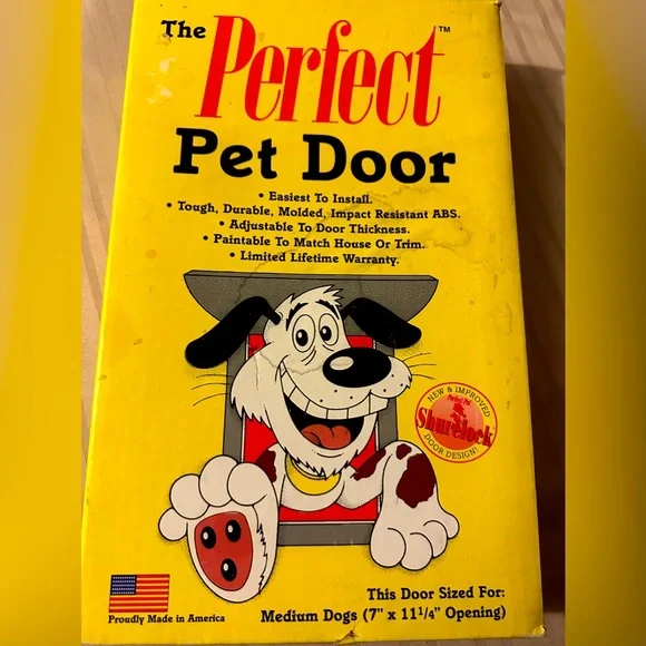 NWT Perfect Pet dog door size medium DIY