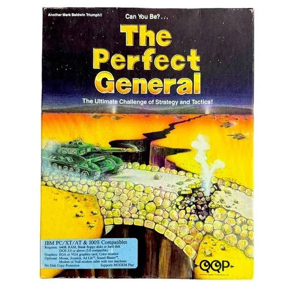 The Perfect General (PC, 1991) Vintage 90s Video Game