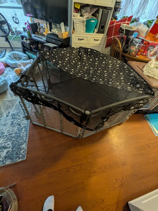 Pet Playpen Mesh Cover