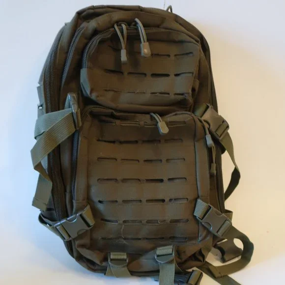 Unisex MFH Army Green Camera Backpack Bag *