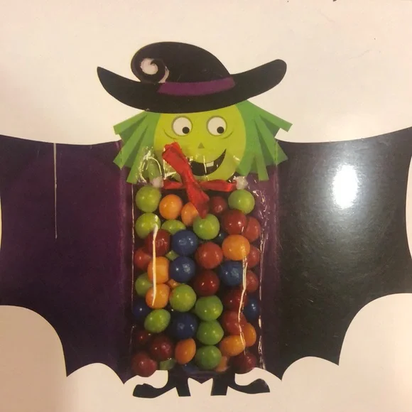 Halloween Purple Witch Candy Bake Treat Bag Favor