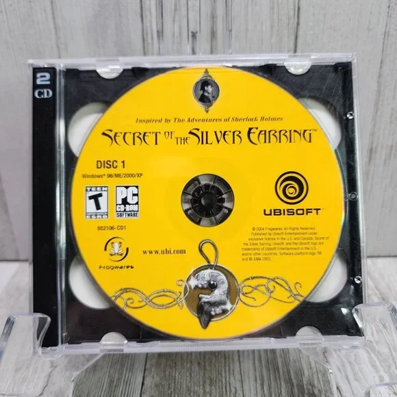 Secret Of The Silver Earring PC Game CD-Rom 2-Disc 2004