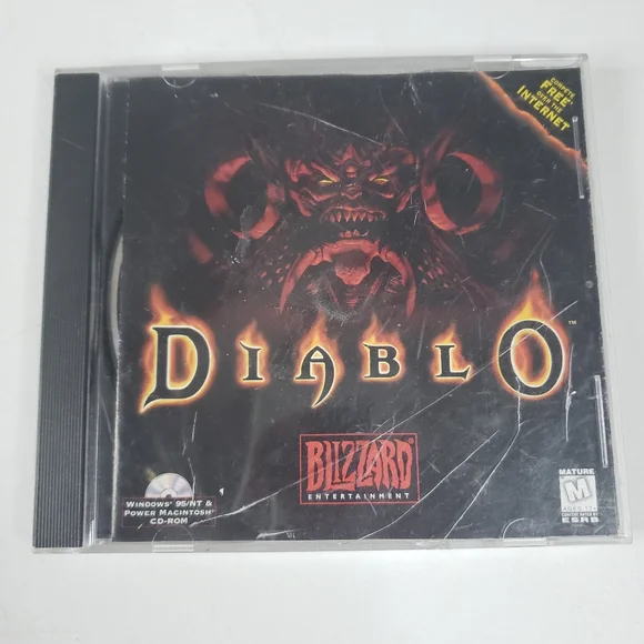 Diablo by Blizzard Entertainment (CD-ROM, 1996) Windows 95 & Power Macintosh