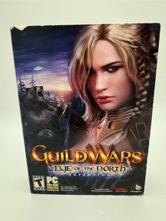 Guild Wars Eye of the North Expansion PC Game Case Manual Insert No Disc