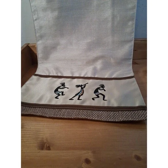 Kokopelli Flute Dancer Table Runner 13 x 72