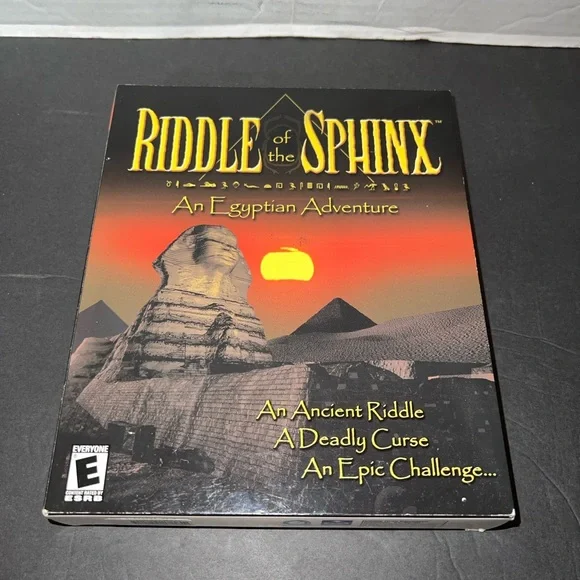 Riddle of the Sphinx: An Egyptian Adventure (PC, 2000) Big Box PC Game Complete