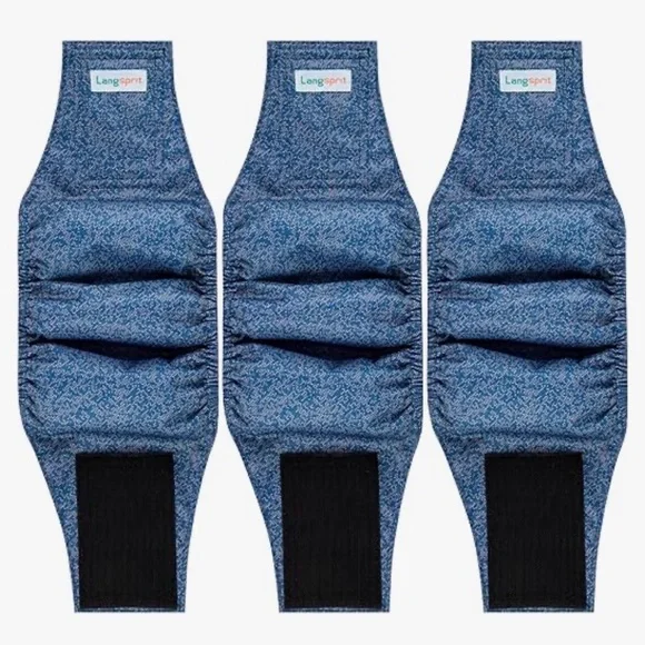 Langsprint Blue denim belly bands
