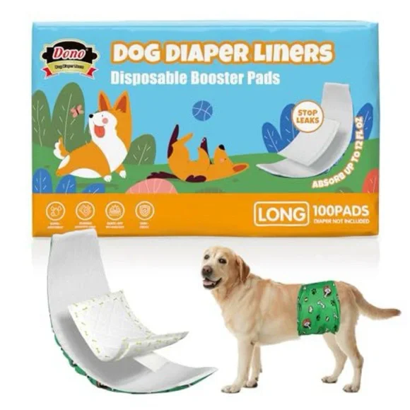 Dono Dog Diaper Liners - 100 Pads