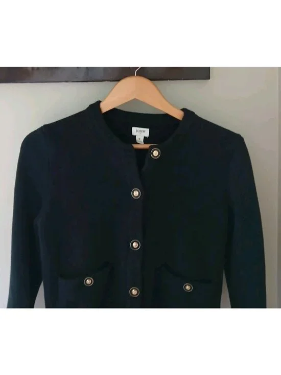 J. Crew Cotton Lady Jacket Cardigan Sweater