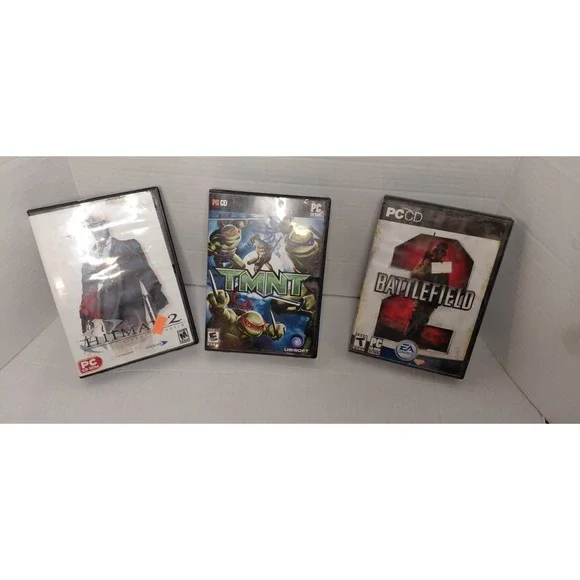 Vintage retro media classic PC CD-ROM video games Untested Display Collection