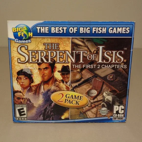THE SERPENT OF ISIS The First 2 Chapters / 2 Game Pack New PC CD-ROM Video Game