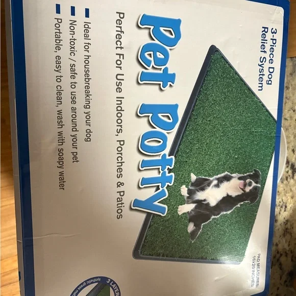 Pet Potty Indoor Dog Relief System - Green