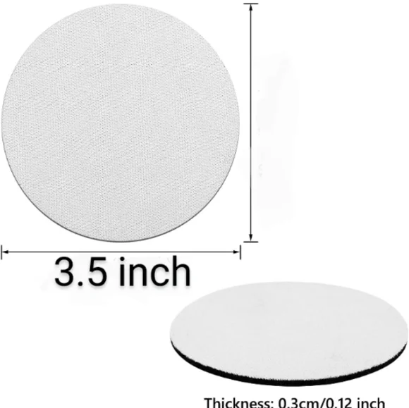 Sub Blanks 100pcs | Coaster Round | 3.5