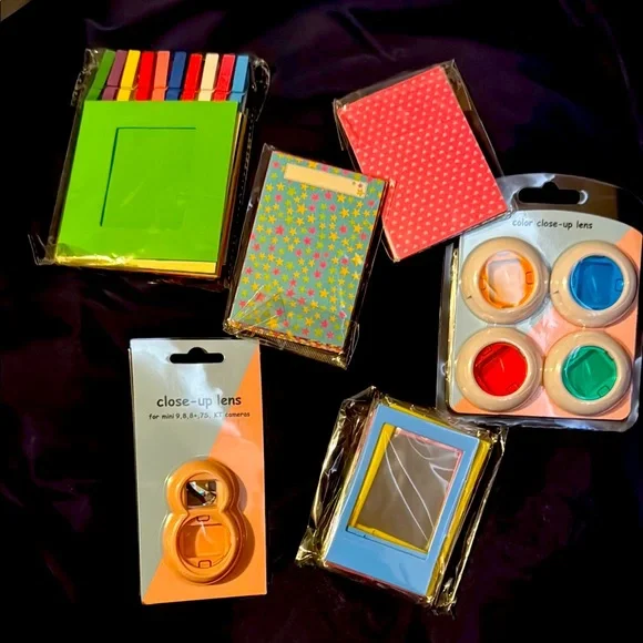 Colorful Party CAMERA ACCESSORY KIT FOR FUJIFILE INSTAX MINI 9-8-8+,7Camera