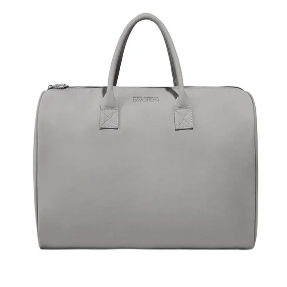 Dolce & Gabbana Gray Devotion Duffel Bag