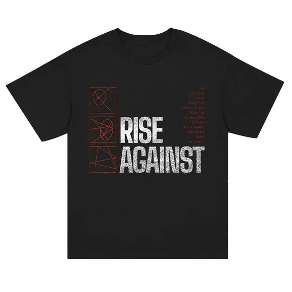 Rise Against Ricochet T-shirt size XL Xlarge official authentic tracklist