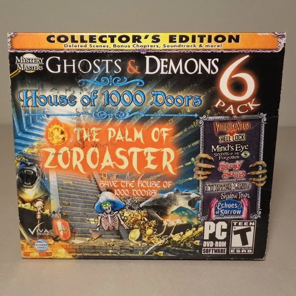 GHOSTS & DEMONS 6 Pack The Palm Of Zoroaster New PC DVD-ROM Video Game