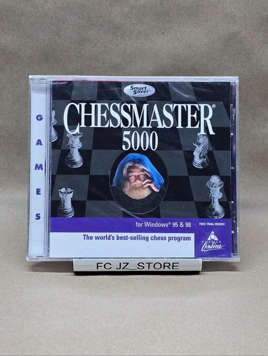 Chessmaster 5000 Smart Saver Series Windows 95, 98 (PC CD-ROM Game, 1999, TLC...