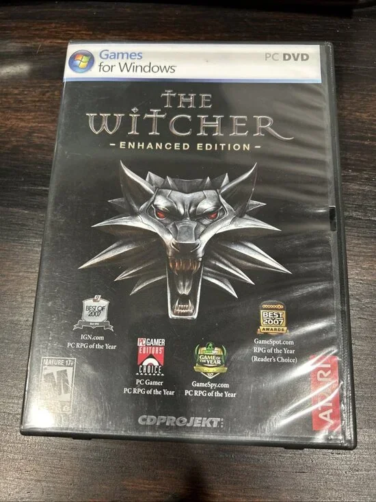 The Witcher Enhanced Edition PC DVD-ROM Action RPG Complete w/ Manual