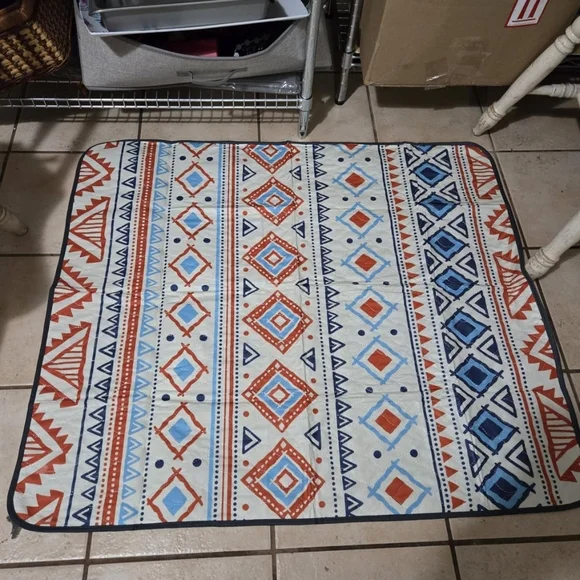 Tribal Pattern Super Absorbent Pet Mat 2 Pack 18x24
