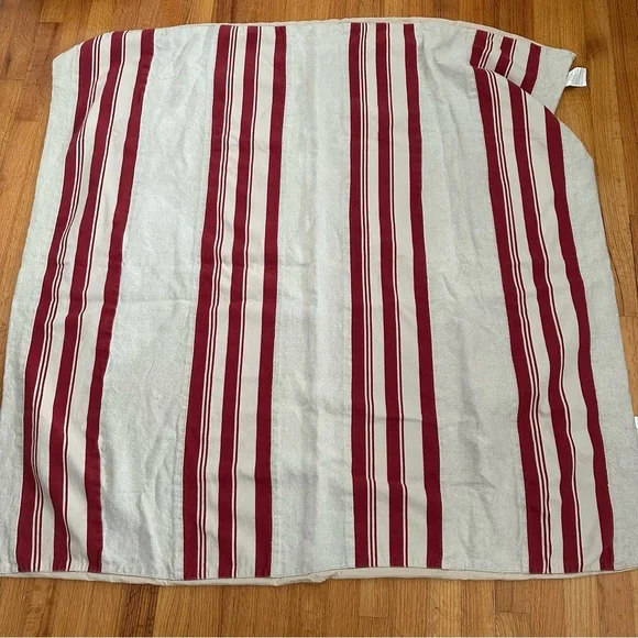 Pottery Barn Stripe Red And Cream 50