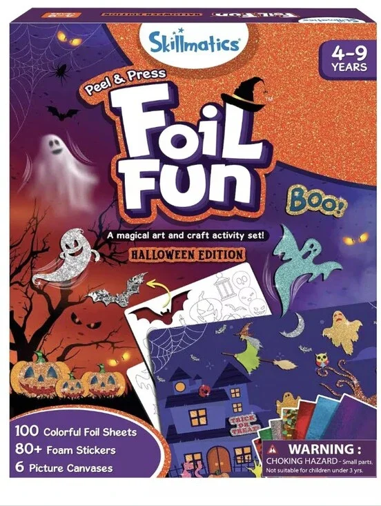 killmatics Foil Fun Halloween Edition Art & Craft Activity SetSkillmatics