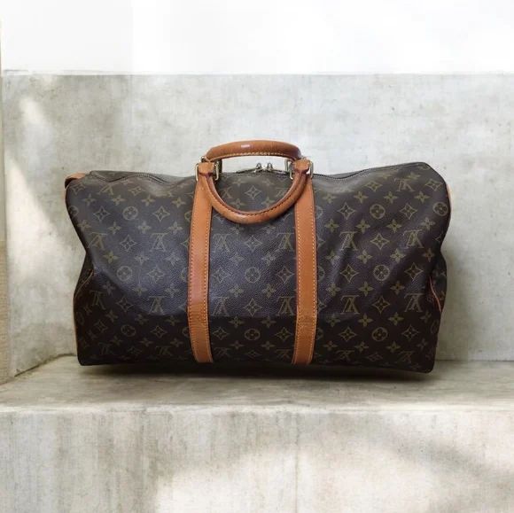 Louis Vuitton Monogram Keepall 50 Duffel Bag