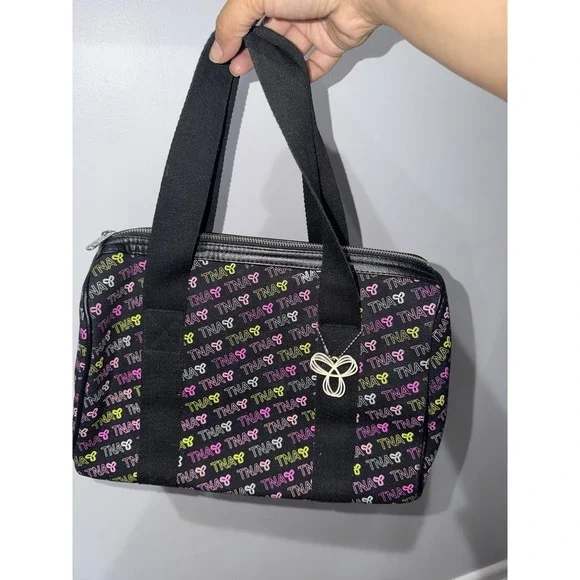 Y2K Vintage Aritzia TNA small duffle Bag Multicolor Black 1