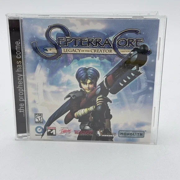 Septerra Core PC Game Disk Manual - Legacy of the Creator Prophecy Has Come