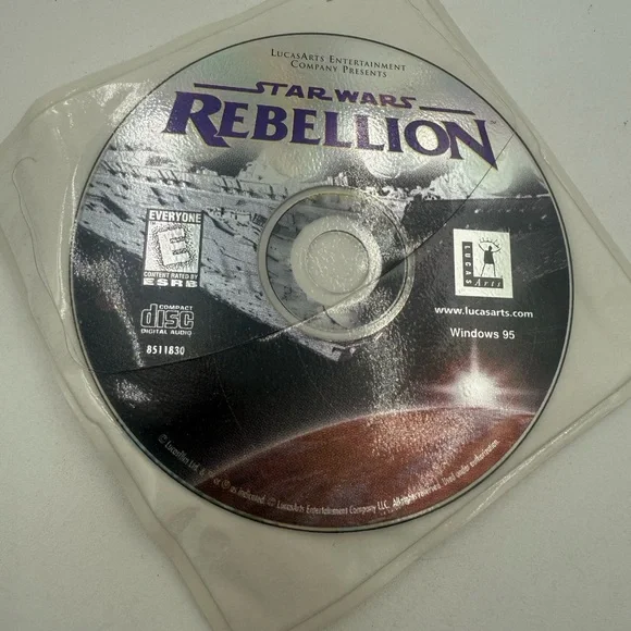 Star Wars: Rebellion | Windows 95 PC - DISC & MANUAL