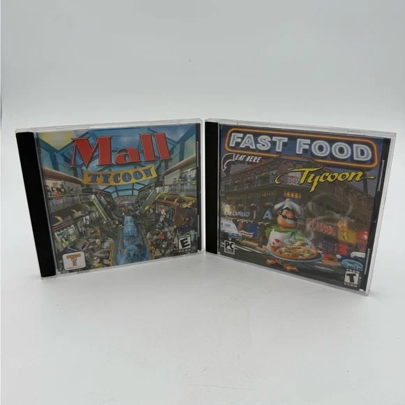 Fast Food Tycoon & Mall Tycoon PC set