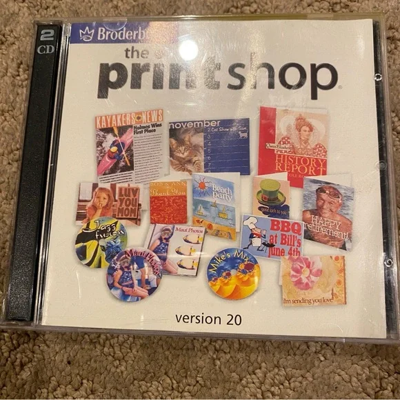 CD-ROM, The Print Shop Version 20