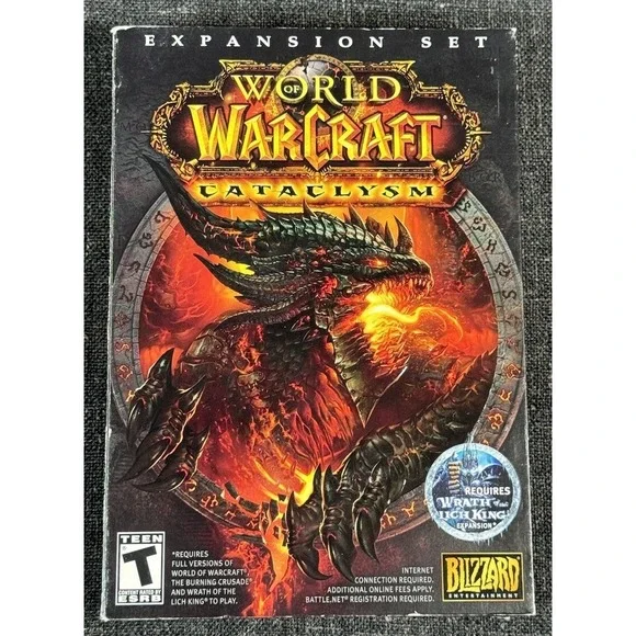 World of Warcraft: Cataclysm Expansion Set (Windows/Mac, 2010) Brand New