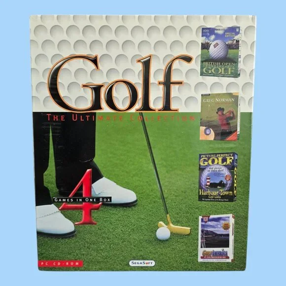 NEW Sealed Golf: The Ultimate Collection PC Game Segasoft (PC CD-ROM, 1997)