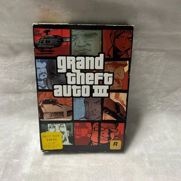 Grand Theft Auto lll GTA III Windows 98/2000/ME/XP install disc ONLY UNTESTED