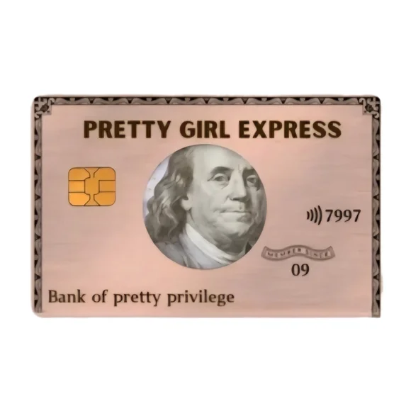 Pretty Girl Express Card Skin