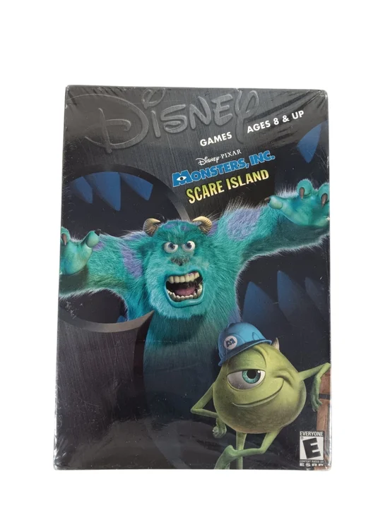 Sealed Disney Monsters, Inc. Scare Island PC Game — Win 95, 98 & XP