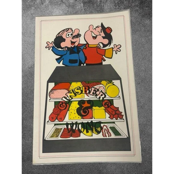 1980s Ginsberg & Wong Toronto Resturant Menu